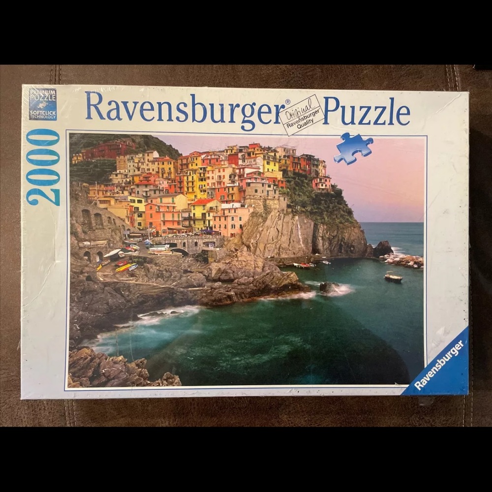 Ravensburger Cinque Terre Italy Jigsaw Puzzle 2000 Pieces Landscape - New Sealed